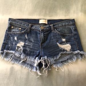 Golden Intent Denim Shorts